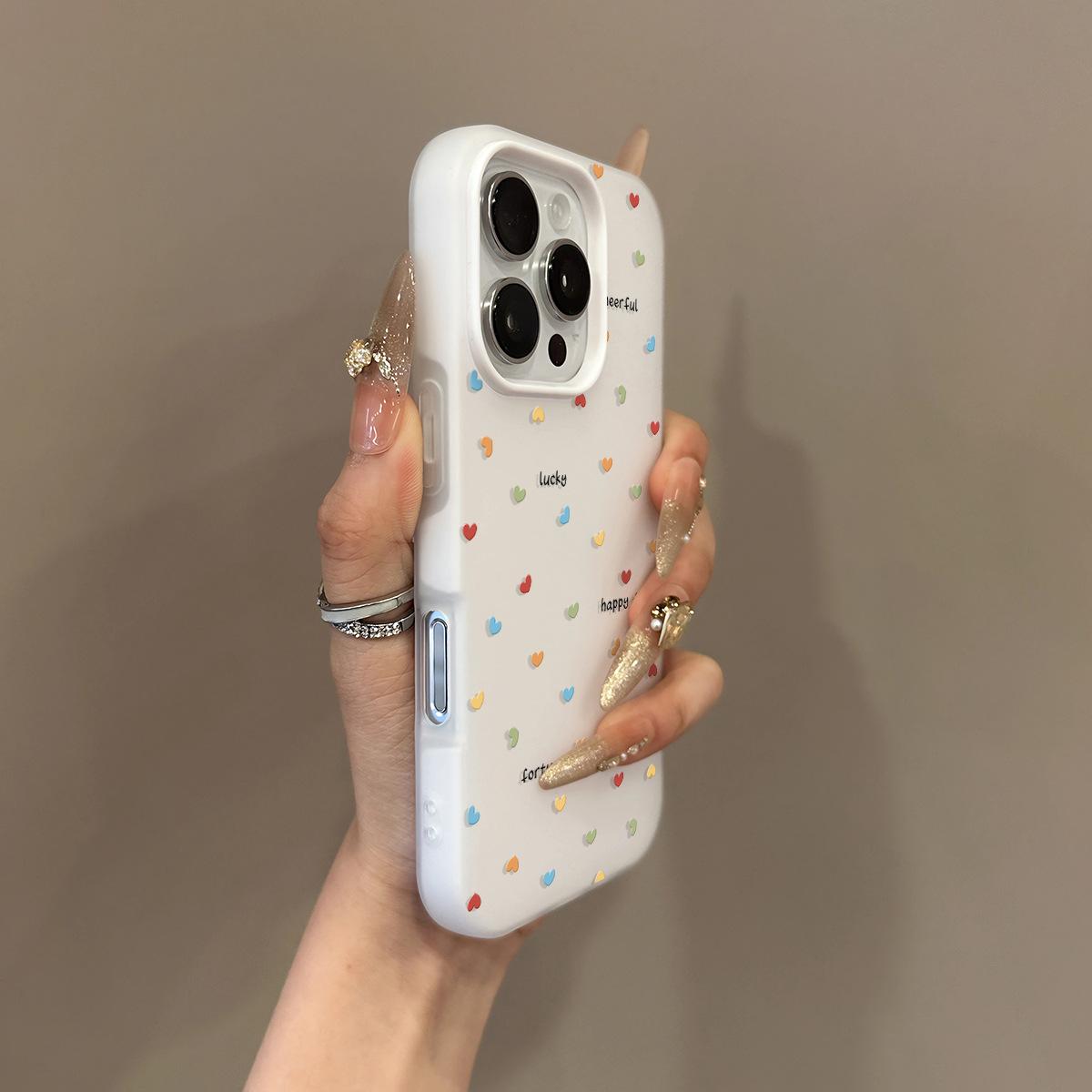 

Color love applies to Phone16promax Apple 14 Pro will not hit the case of the new mobile phone case. apple 16e