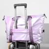 New short-distance travel bag women's fashion new laser anti-splashing sports fitness bag large-capacity luggage backpack