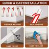 1PC 2m/78.74inch Soft Skirting Board Self-Adhesive Wall Sticker Wall Corner Floor Line Renovation Ugly Decoration Strip