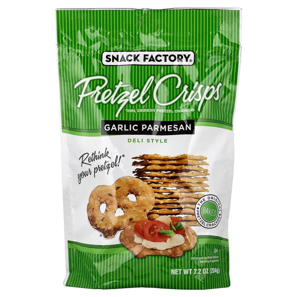 iHerb Pretzel Crisps Garlic Parmesan Deli Style 204g (7.2oz)