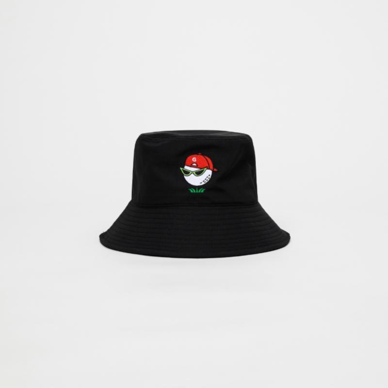 Goxo Black Casual Fit Bucket Hat Swag Ball
