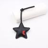 Innovative Star Shaped Keychain Lightweight PU Bag Pendant Stylish Bag Charm for Modern Lifestyle Home and Car Decors