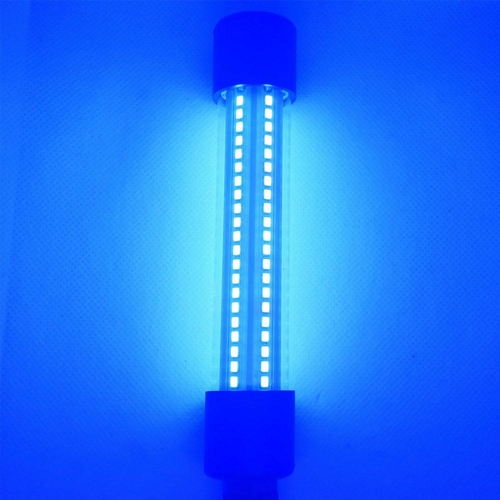 

LED Underwater Fishing Light AC/DC12V 1200LM For Submersible Night Fishing Boat Outdoor Lighting Green White Blue Yellow Lights синій