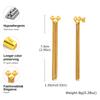 Stainless Steel Heart Long Tassel Drop Dangle Earring for Women, Prom Party  Accessorie