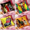 Anime Lupin the Third Cushion Cover Pattern Printed Pillowcase for Living Room Sofa Cushion Cover & Bedroom Decor