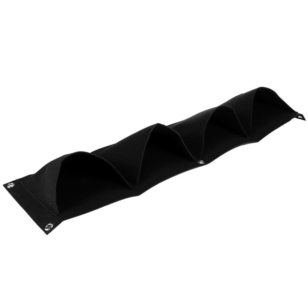 4PCS Felt Wall Plant Bag Reusable Plant Grow Bag Durable Hanging Grow Bag  Outdoor Gardening