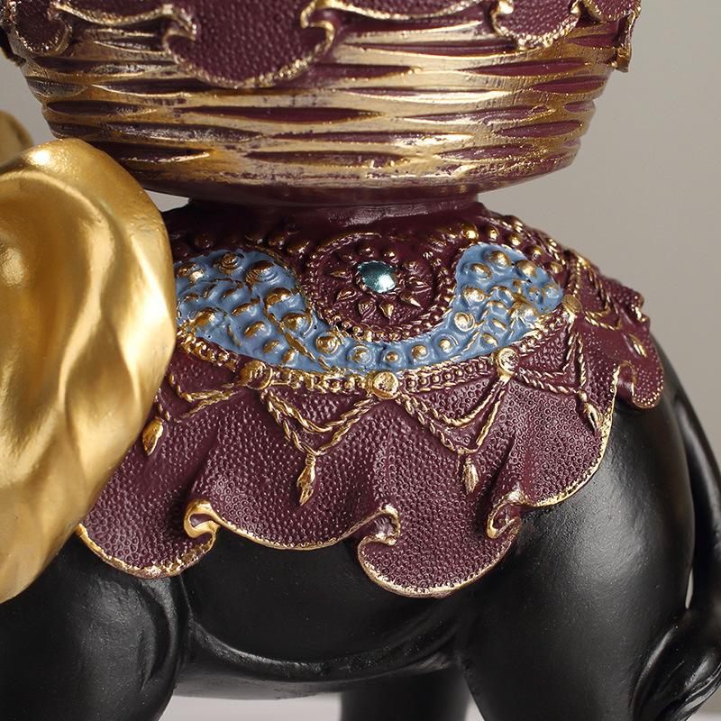 Elephant Ornaments Attract Wealth Elephant Moves Latest Home Use Living Room Coffee Dining Table TV Cabinet Decoration Opening Wedding Gift Idea