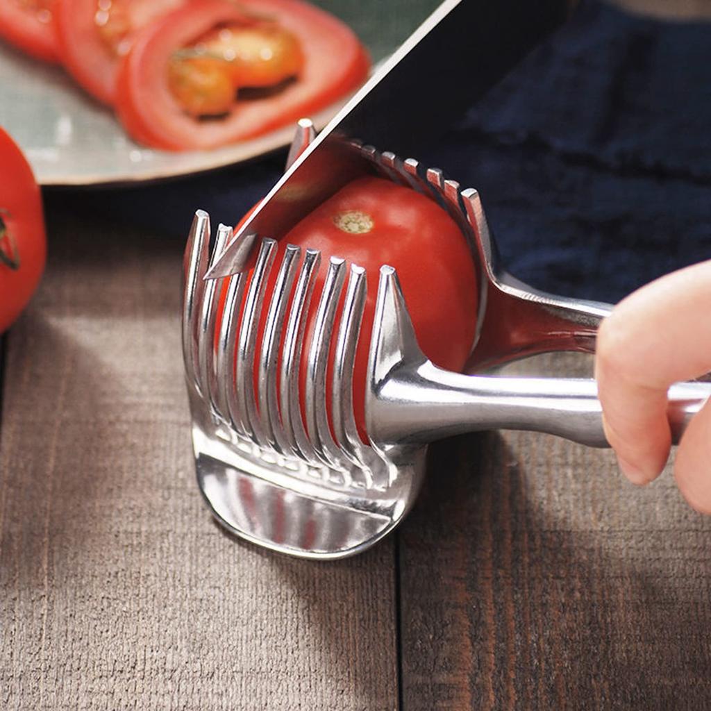 SHZMJL Creative Lemon Multifunctional Orange Multipurpose Handheld Round Fruit and Vegetable Slicer Holder with Sturdy Grip Handle Slicer, Cutter,