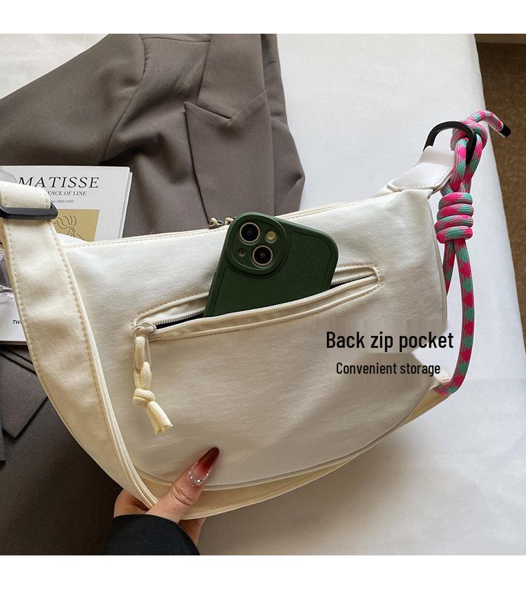 2025 Women's Large Capacity Dumpling Crossbody Bag - Autumn/Winter Casual Versatile Lightweight Shoulder Bag