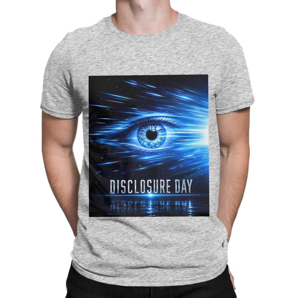Disclosure Day Blue Funny Graphic 100 Cotton Tshirt Disclosure Day Tees Tops For Unisex
