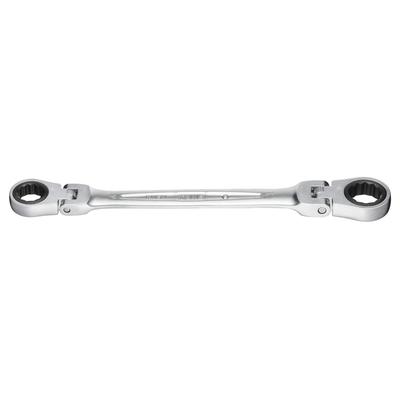 TONE Doppelkopf-Ratschen-Ringschlüssel Schlüsselweite 14 x 17 mm RMFW-1417