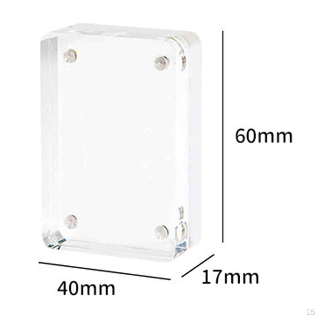 Goo Card DIY Mini Photocard Holder Stand Pendant Ornament Idol Decals Photo Frame for Desktop Fridge