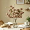 Silk Artificial Flower Chrysanthemum Festival Wedding Home Room Dining Table Vase Decora Wreath Bridal Bouquet Ornament Diy Gift