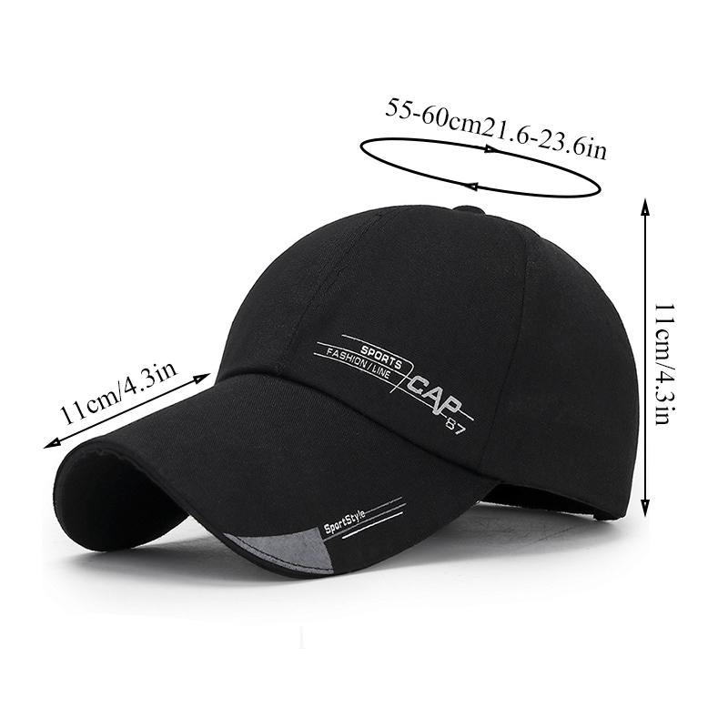 Mens Hat For Fish Outdoor Classic Line Baseball Cap Sports Cap Solid Color Sun Hat Baseball Cap Spring Summer Snapback Hat