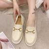Fashion Women Loafers Platform Thick Sole British Style Lolita Low Heels Mary Jane Shoes White Jk Uniform Shoes Woman Casual Single Shoe