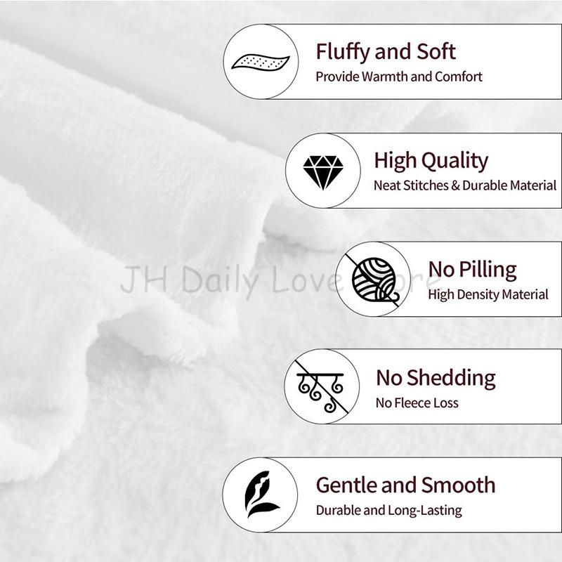 Cute Cat Kitten Cartoon Doodle Throw Blanket Ultra Soft Cozy Fleece Blankets Portable Lightweight Flannel Blanket for Bed Sofa