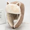 Cute Windproof Hat for Cycling In Autumn and Winter, Solid Color, Simple and Warm Hat for Preventing Cold