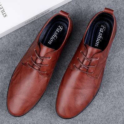 Moda Clássico Casual Couro Masculino Sapatos Oxford Venda Quente Sapatos Casuais Masculinos Cadarço Macio Calçados Formais Leves Sapatos Derby