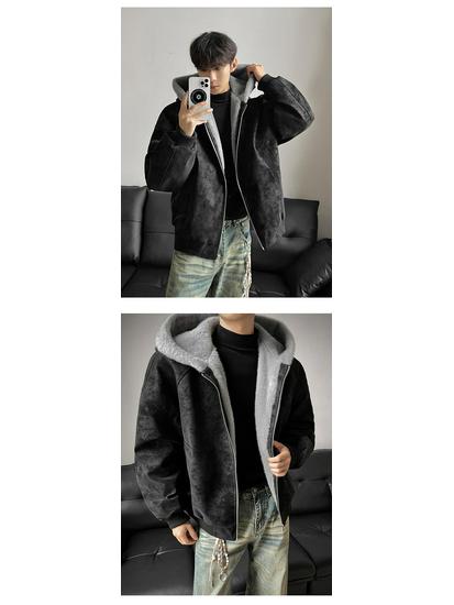 Women's Retro American Flight Jacket: Autumn/Winter Thickened Velvet Cotton, Wear-Resistant, Loose Fit, In Stock.