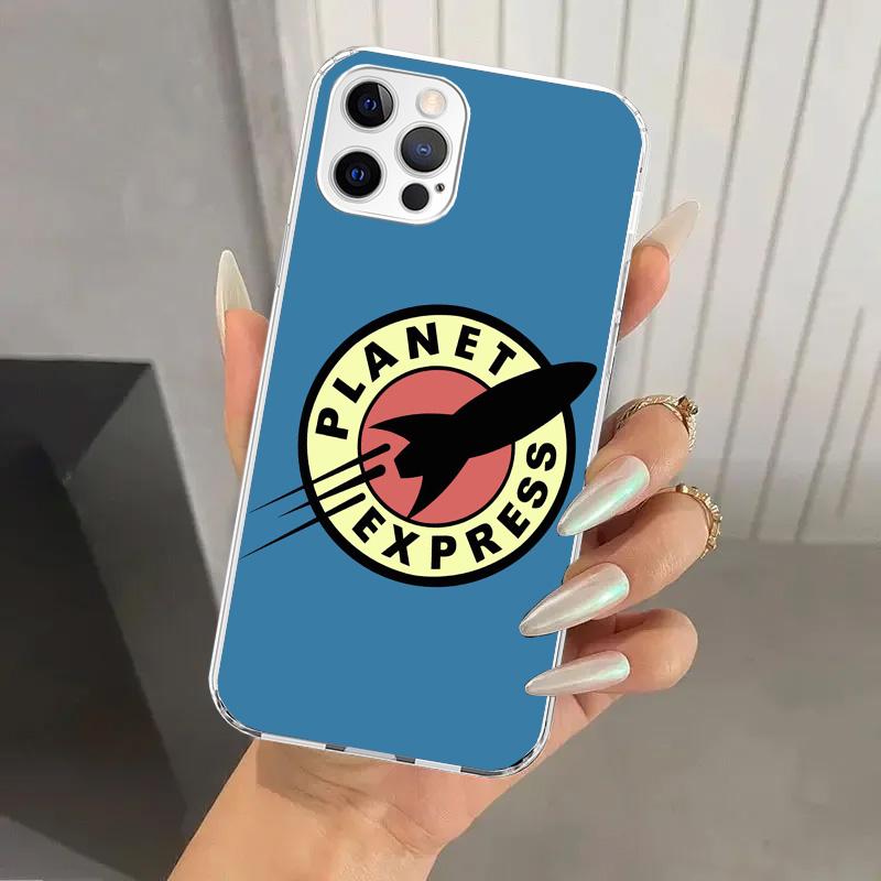 

Futurama Planet Express Phone Case for Iphone 17 Air 16 15 Plus 14 13 Mini 12 11 Pro Max 16E 7 8 SE 2020 Soft Funda Print Shell iPhone 16
