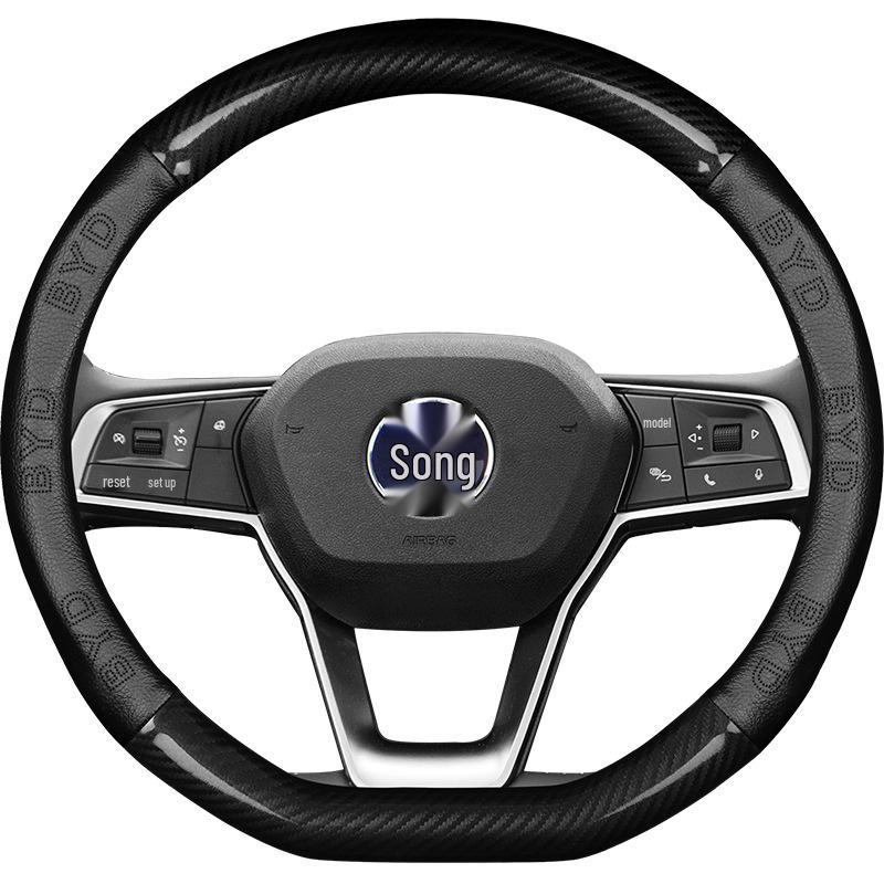 BYD Genuine Leather Steering Wheel Cover for Su Rui, Tang, Song, Qin Sports Models