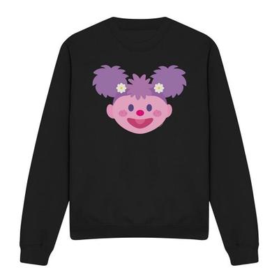 Sesame Street Unisex Adult Kawaii Abby Cadabby Face Sweatshirt