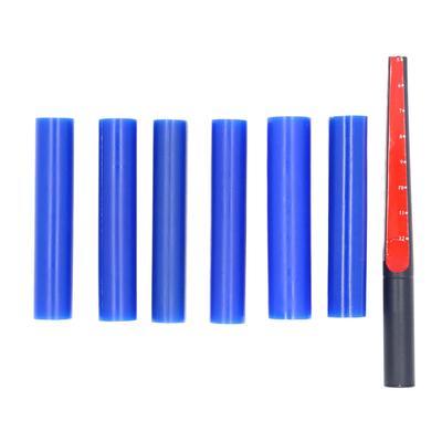 6Pcs Carving Wax Ring Tube Hard Casting Making Molding Material Kit with 1 Cutter