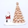 Night Light Mini Christmas Tree Nightlight with Santa Claus Figurine