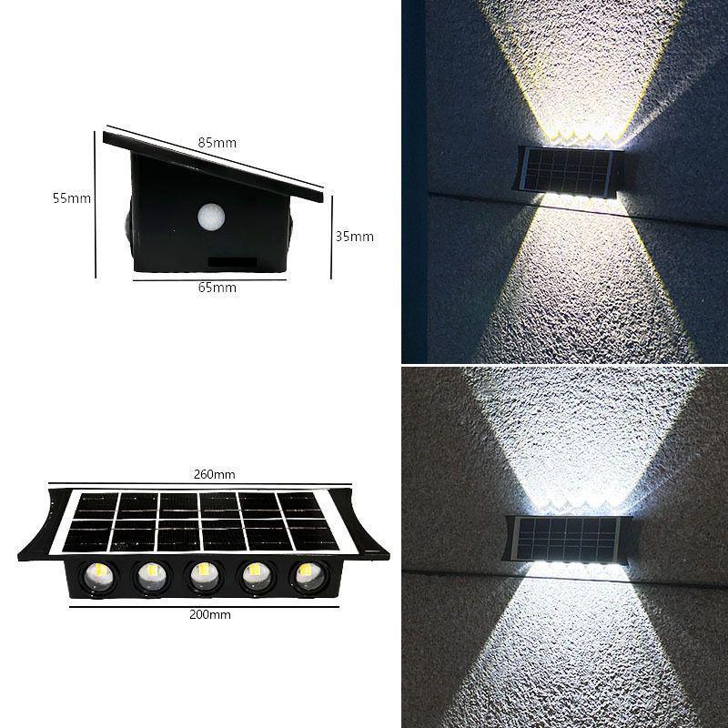 Waterproof Solar Wall Light for Courtyard, Villa, Garden, and Home - Outdoor Atmosphere Lighting