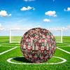 1pc Christmas Knit Size 5 Soccer Ball Professional Match Training Football Indoor &Outdoor Sports Ball Lightweight Durable M6517