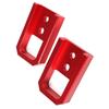 2pcs Red Front Tow Trailer Hitch Tow Hook Hitch Receiver For Toyota Tacoma 2024-2025