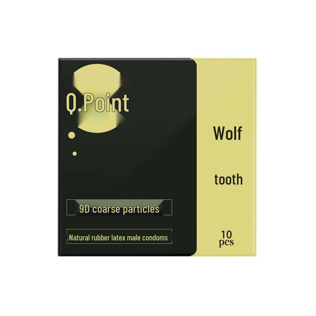 Preservativi Ultra-sottili a Lunga Durata con Denti di Lupo Borchiati per un Orgamo Femminile Potenziato