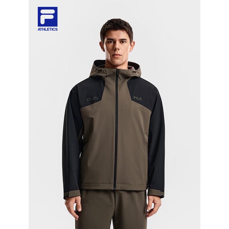 FILA Men s 2026 Spring Color-Blocked Hooded Woven Jacket L