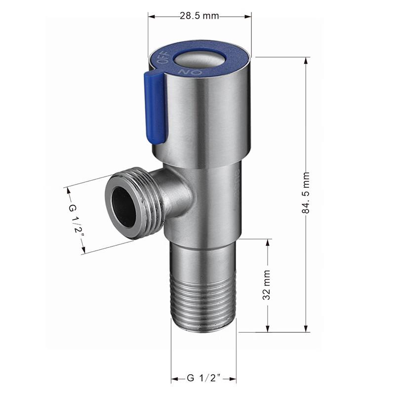

TLXT 304 Stainless Steel Blue Diamond Angle Valve (2-Pack)