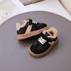 Boys and girls 2025 winter new casual velvet versatile fashion children's warm cotton boots children's shoes sports shoes