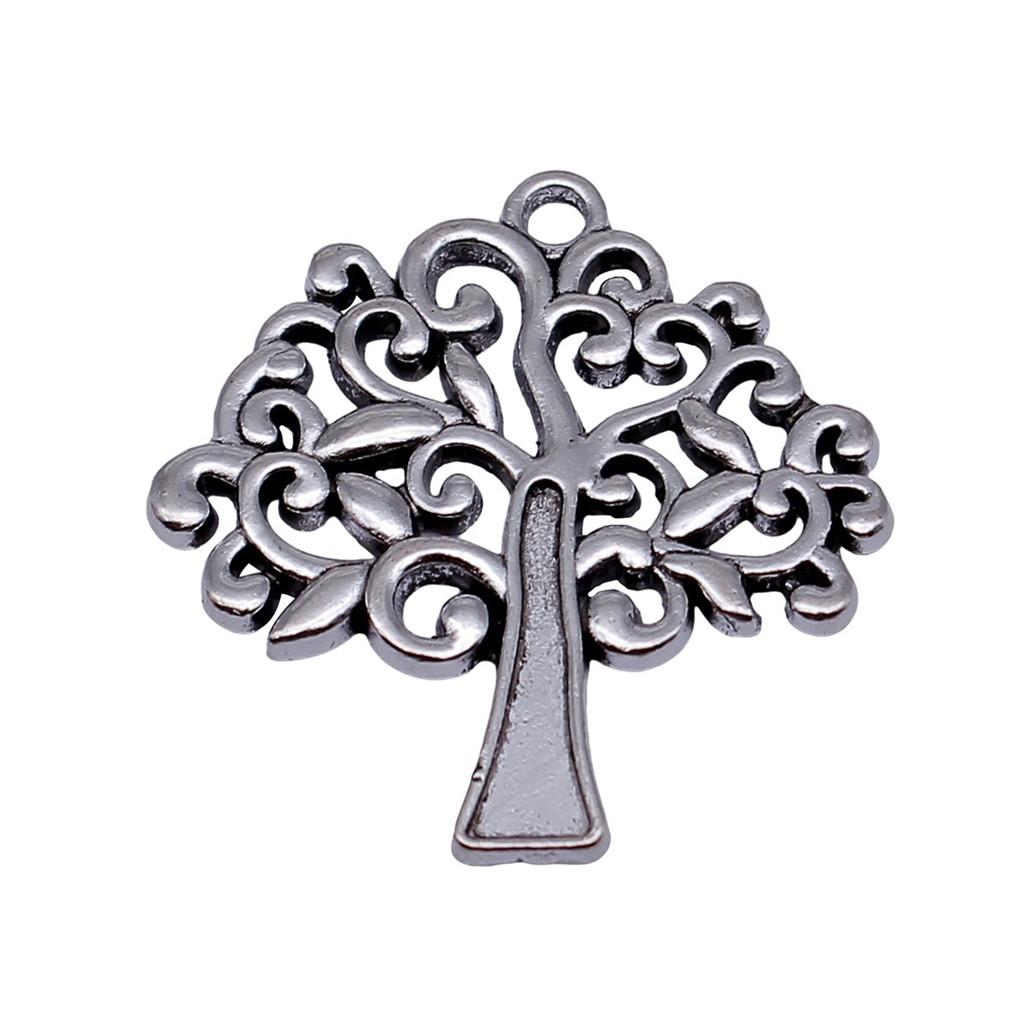 Tree Of Life Charms Antique Round Pendants For Spiritual DIY Jewelry