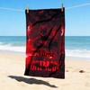 Custom Name Batman Saga Stylish Digital Printing Beach Towel Quick‑Drying Absorbent Blanket for Beach Pool Gym Travel