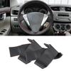 Car Accessories Microfiber Leather Steering Wheel Braid Cover For NISSAN VERSA Tiida Sylphy Livina Sunny Sentra 2013 2014 2015