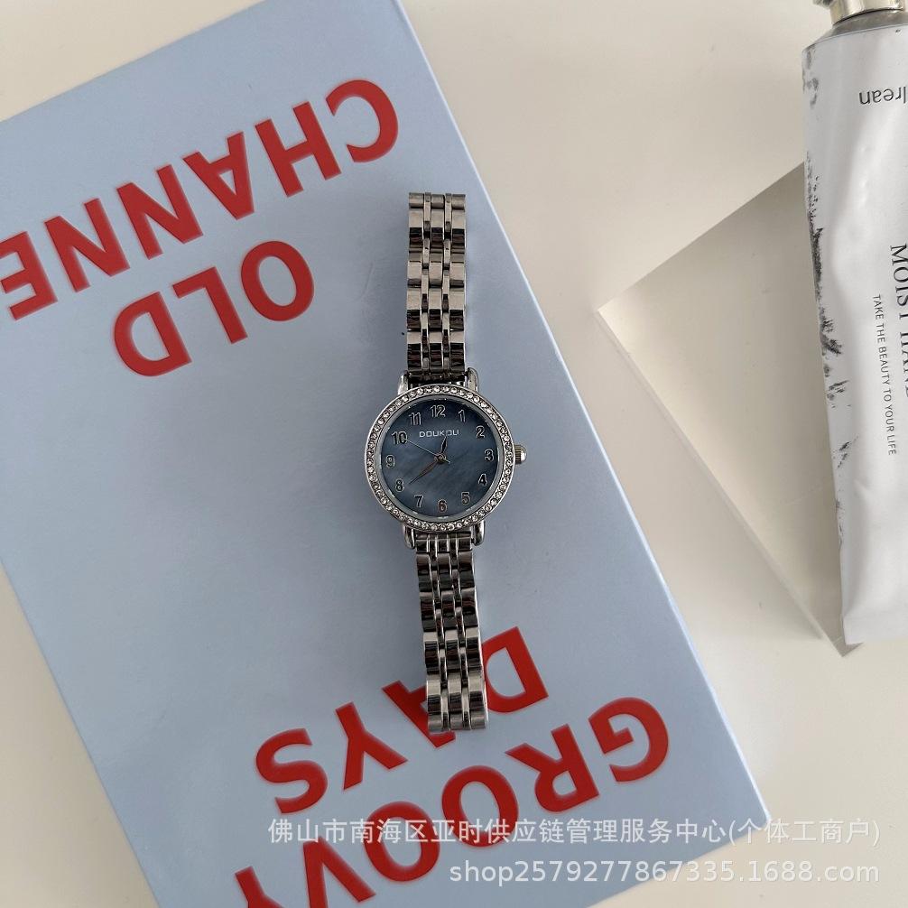 Doukou Niche South East Asia Fritillary Small Dial Steel Belt Watch Women'S Gypsy Watch