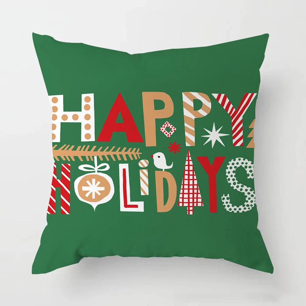 New Christmas Decoration Pillowcases, Living Room Sofa Ornaments, Bed  Home  Year   Gifts