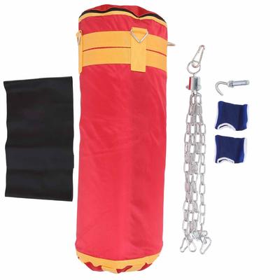 Boxing Sandbag Boxing Hanging Punch Bag with Chains Chain Hook Handguards for Children 80cm