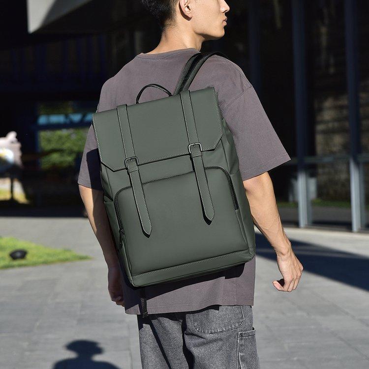 Large Capacity Bag Commuter Backpack Backpack Manufacturer Cross-border Backpack Autumn New Solid Color Fashionable and Simple