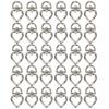 30 Pcs Heart Swivel Buckles Trigger Spring Keyring Buckle Clasps Hooks Durable
