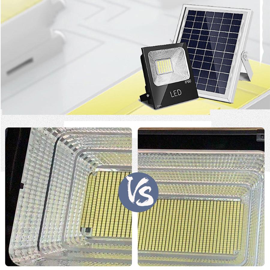 Solar Power Light Led Flood Light Indoor Outdoor Lighting Street Lamp w/ Remote