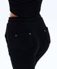 Mihag Metal Label Warm Touch Bootcut Pants (Black)