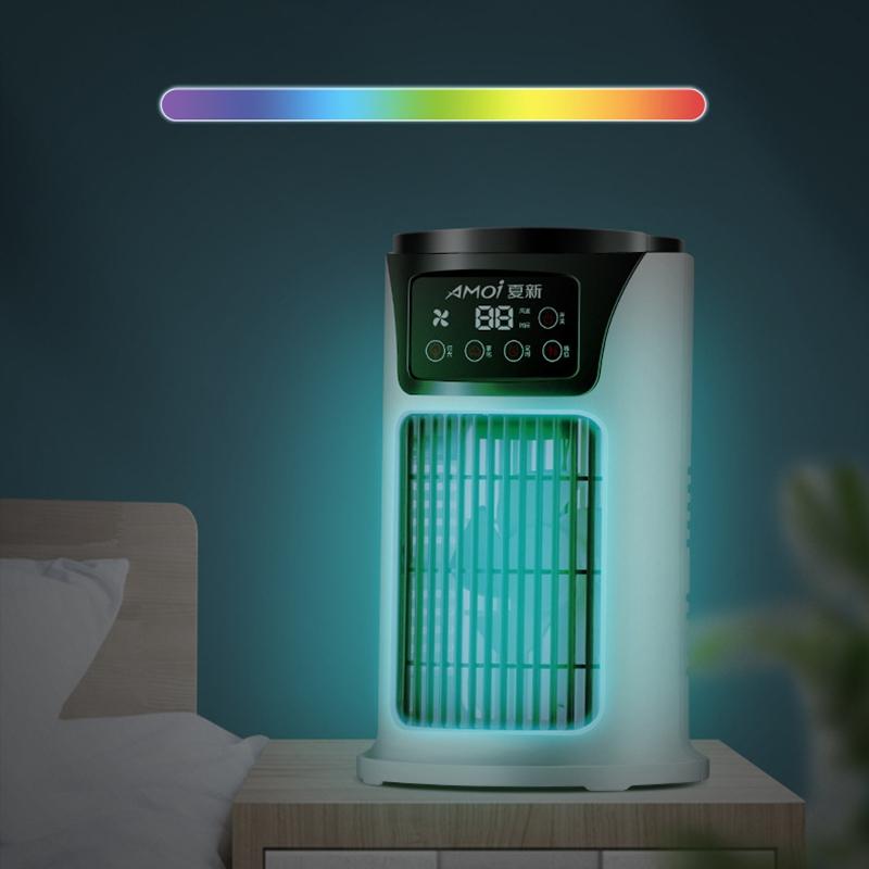 Xiaomi Multifunctional Portable Air Cooler Cold Air-cooled Fan Small Humidification Air Conditioner Natural Desktop Fan for Home Office