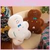 Man Plush Gingerbread Toy Stuffed Doll Christmas Decorations Cushion 45cm Gifts