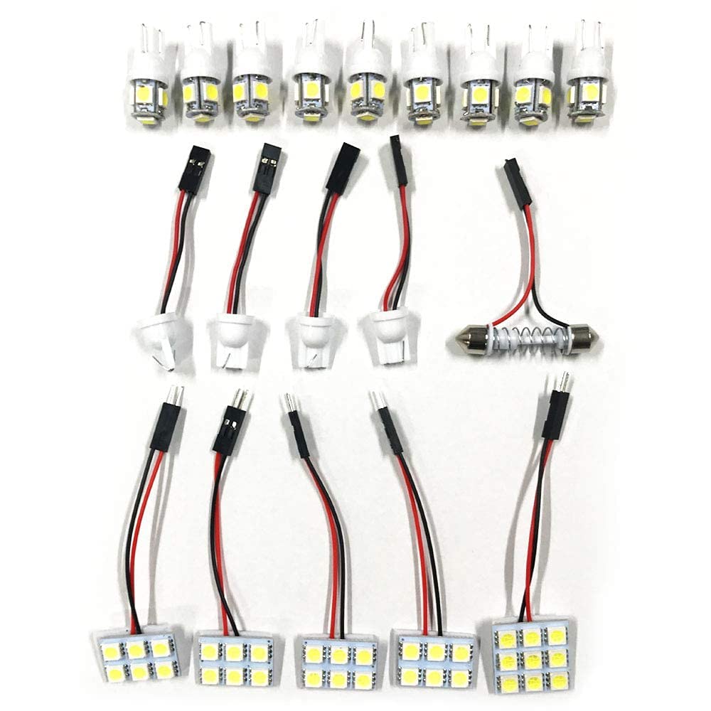 

[14 Piece Full Set] Crown 18 Series LED Room Lamp, Toyota Room Light, Dedicated