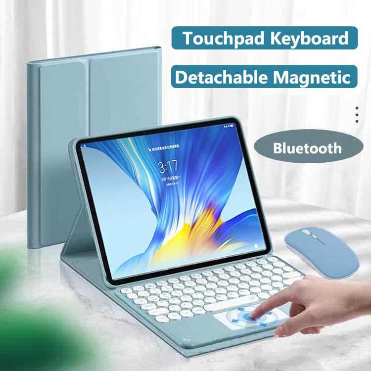 Case for Oppo Pad SE 11 Inch Pad3 11.61" Pad2 Pad 11 Air2 11.4 Inch Neo Leather Trackpad Keyboard Case Fee Bluetooth Mouse