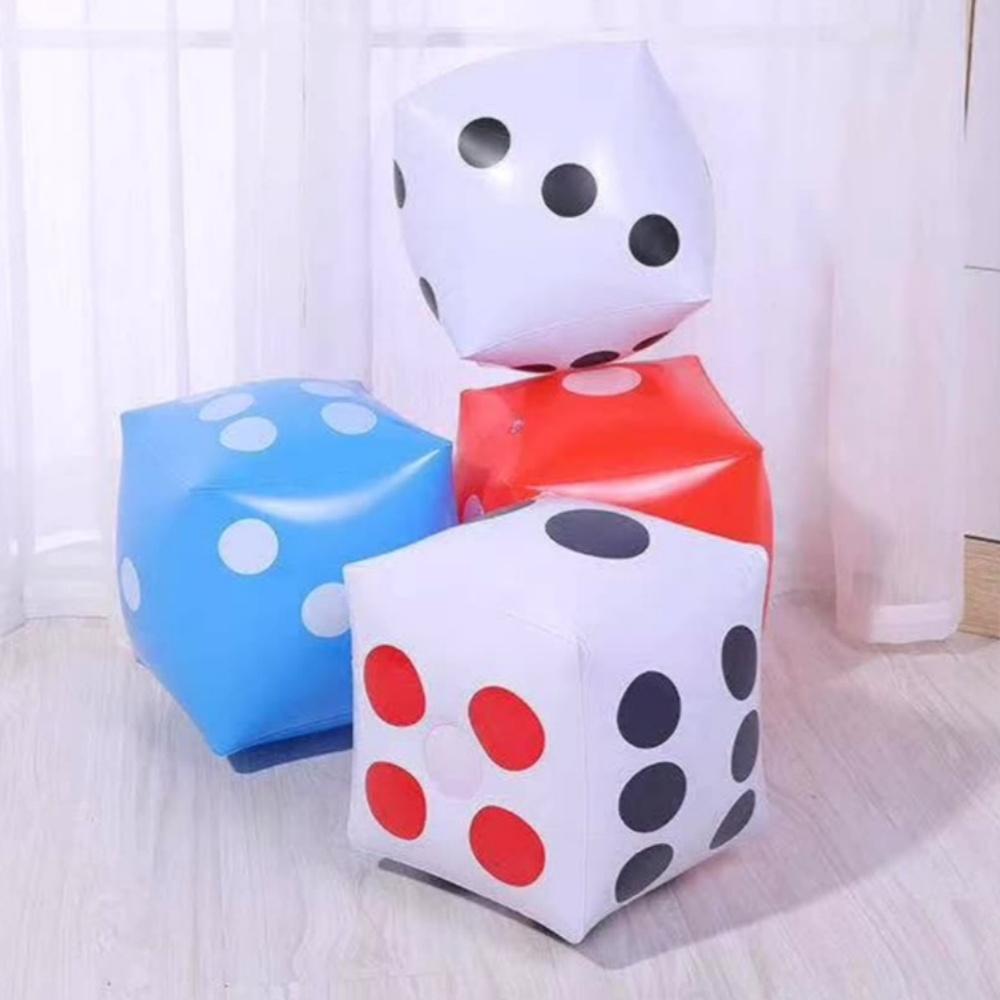 Funny Outdoor Inflatable Dice Pool Halloween Party Games Entertainment Dot Diagonal Giant Child Adults Game Play Cube Toy